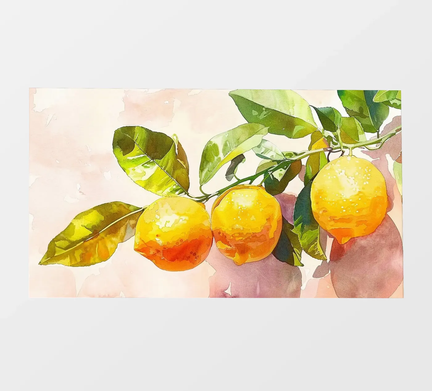 Lemons fotobehang van Hey Vincent