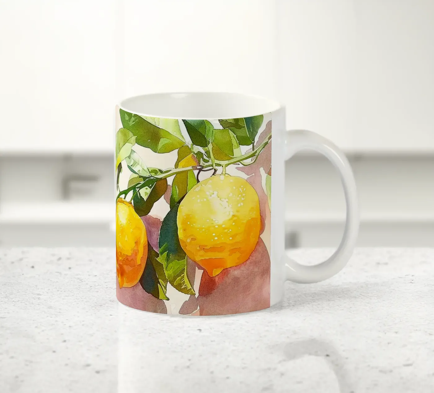 Lemons ceramic mug by Hey Vincent