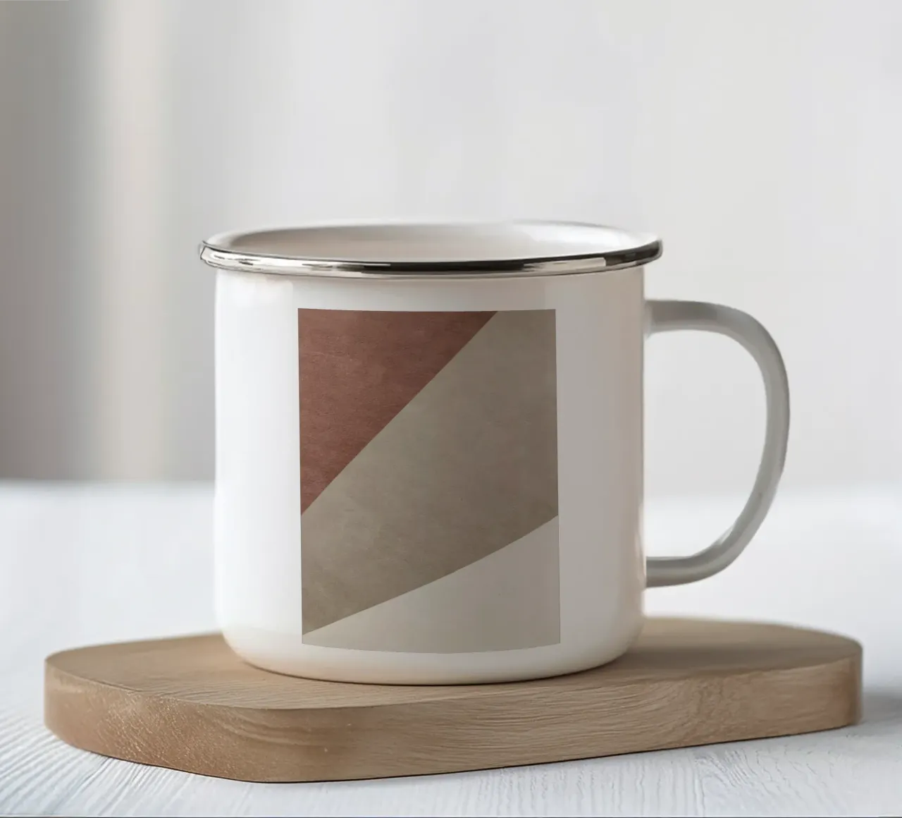 geometric art 2 tazza in smalto da vintageshop