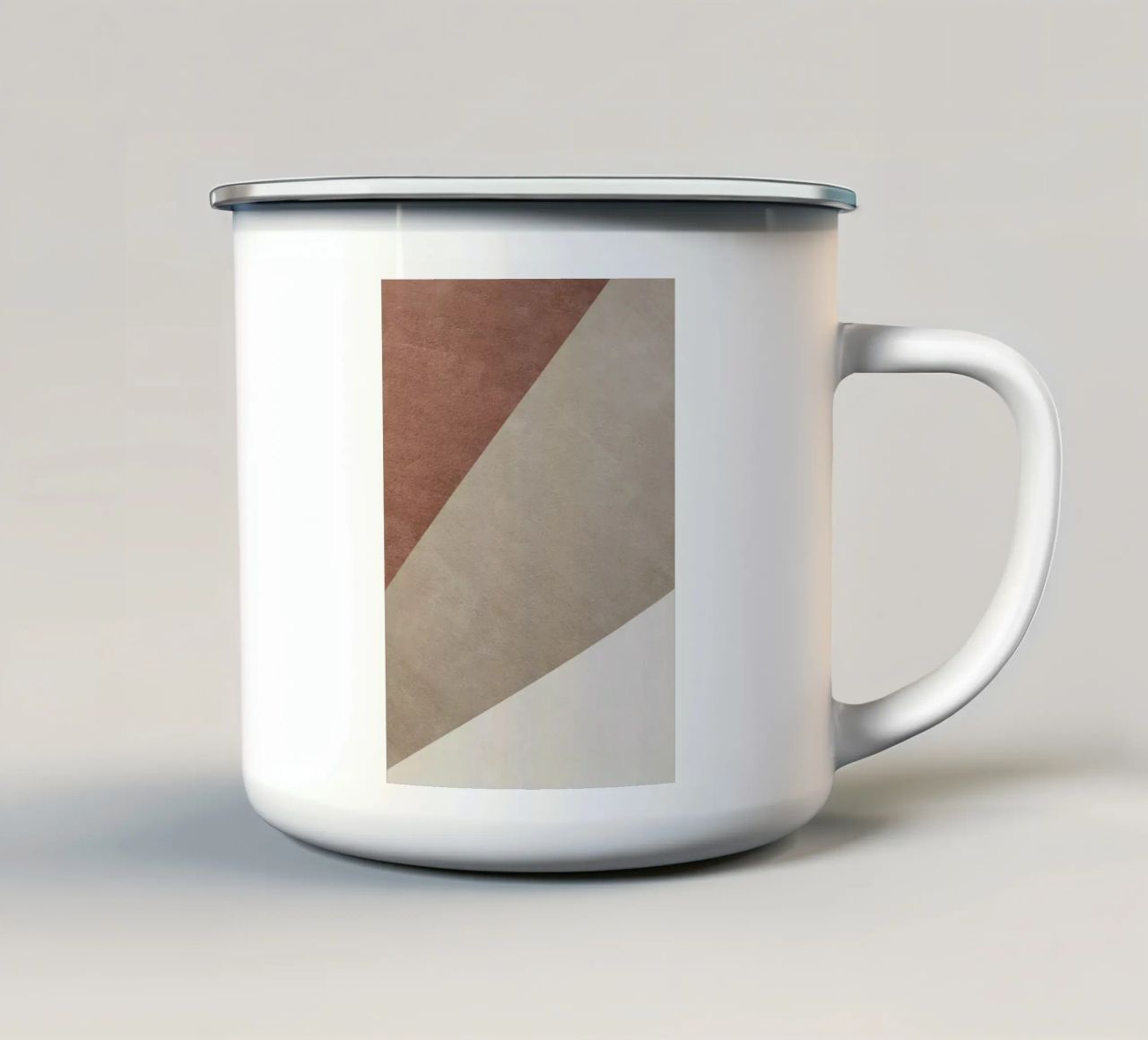 geometric art 2 tazza in smalto da vintageshop