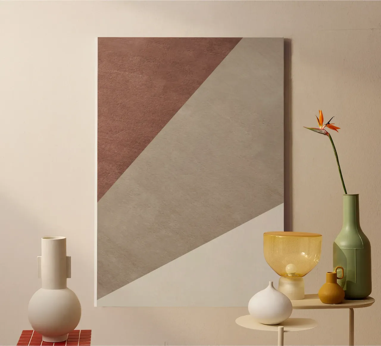 geometric art 2 canvas van vintageshop
