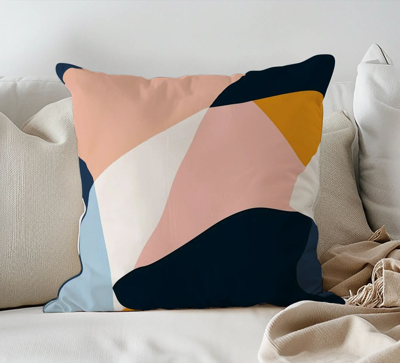 Geometric Abstraction decorative cushion by Hey Vincent