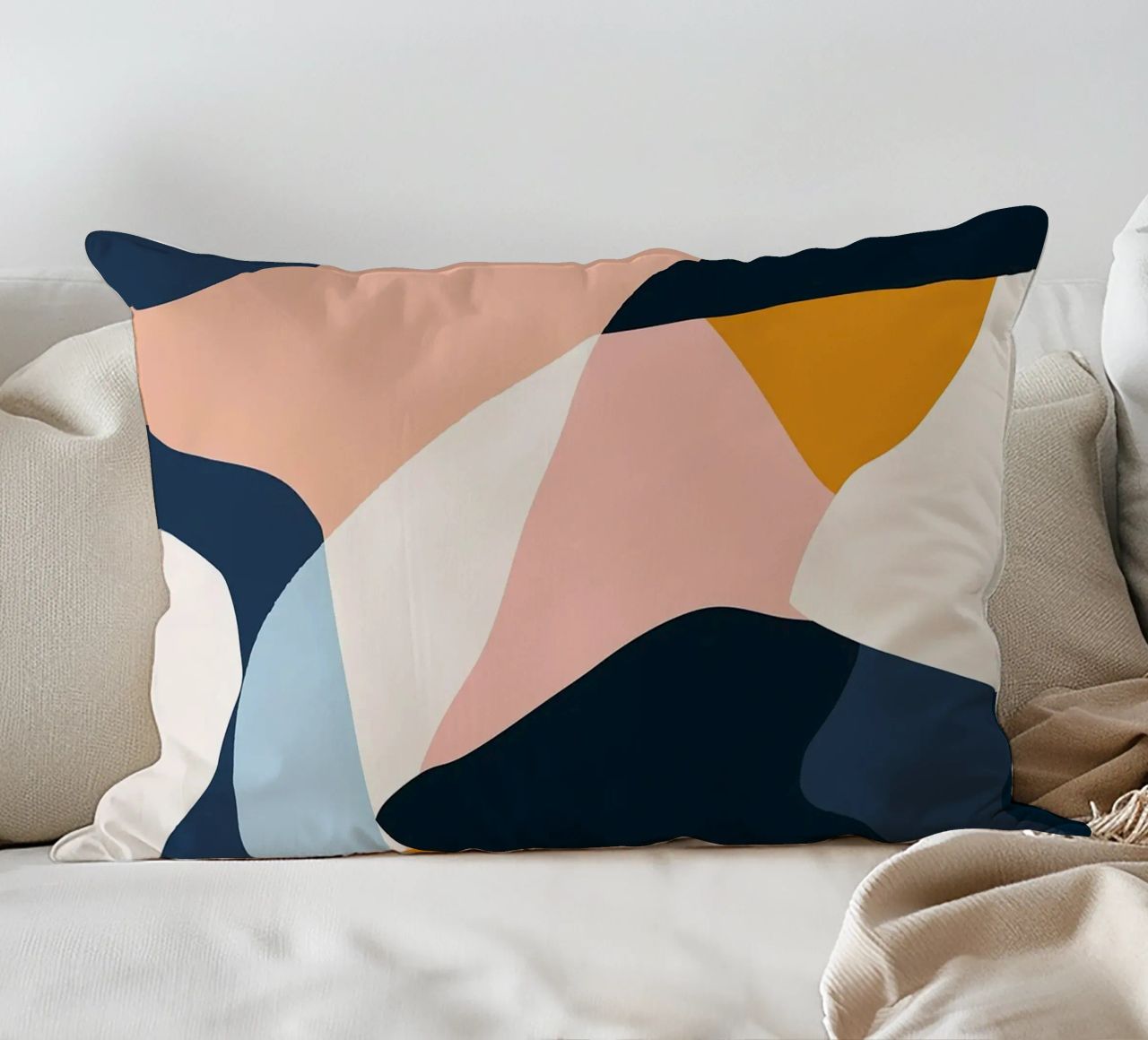Geometric Abstraction decorative cushion by Hey Vincent