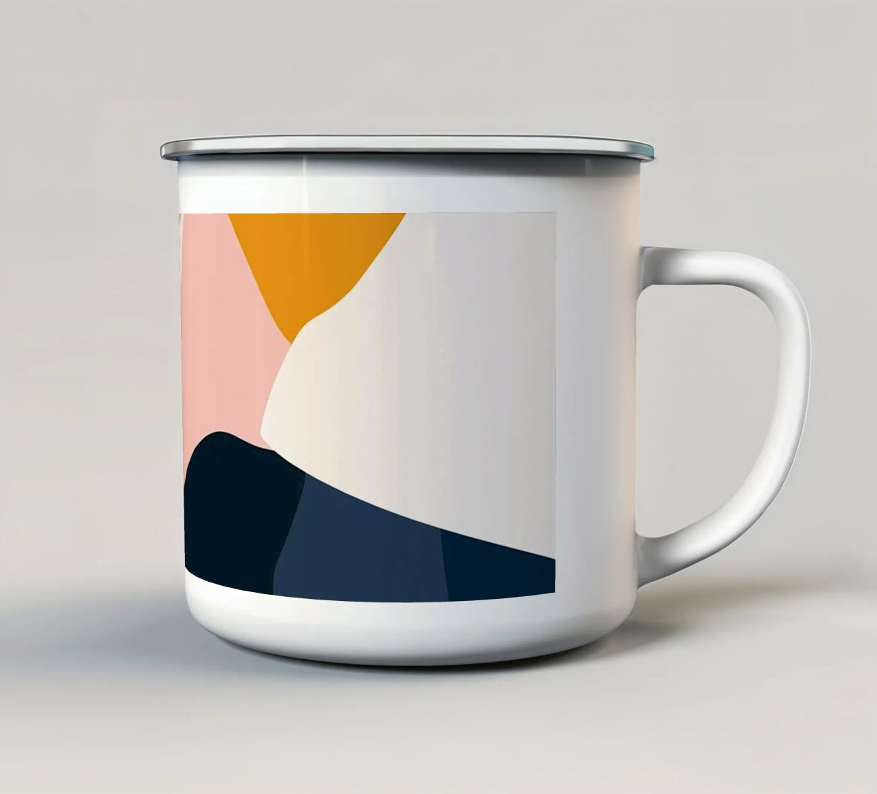 Geometric Abstraction tazza in smalto da Hey Vincent