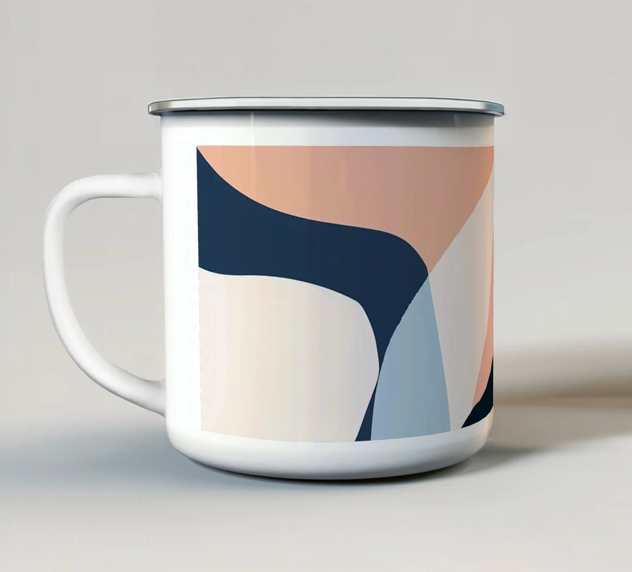 Geometric Abstraction tazza in smalto da Hey Vincent