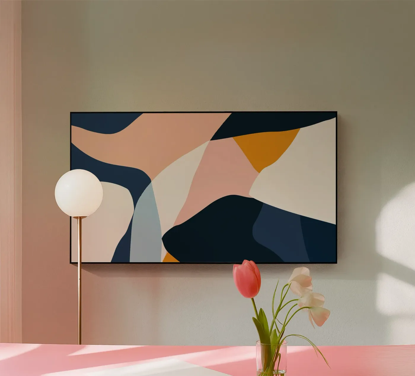 Geometric Abstraction acryl van Hey Vincent