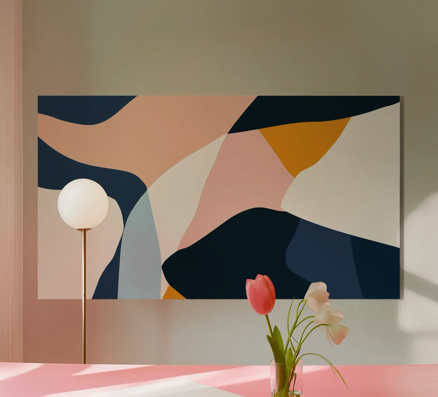 Geometric Abstraction acryl van Hey Vincent