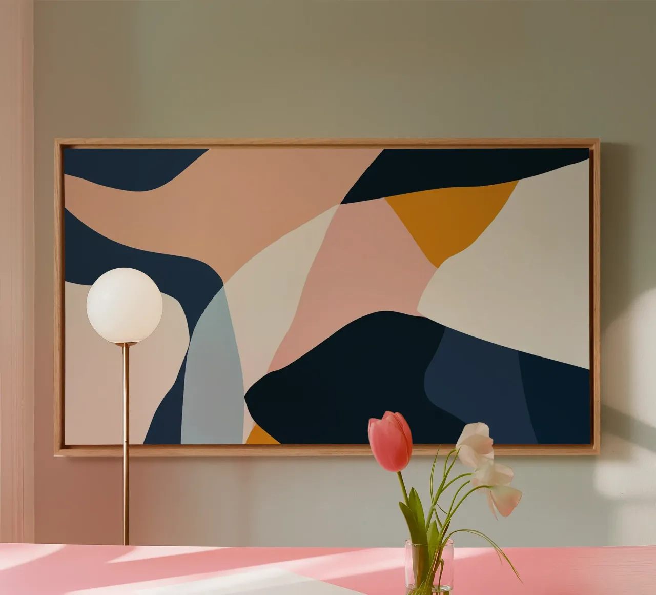 Geometric Abstraction tela da Hey Vincent