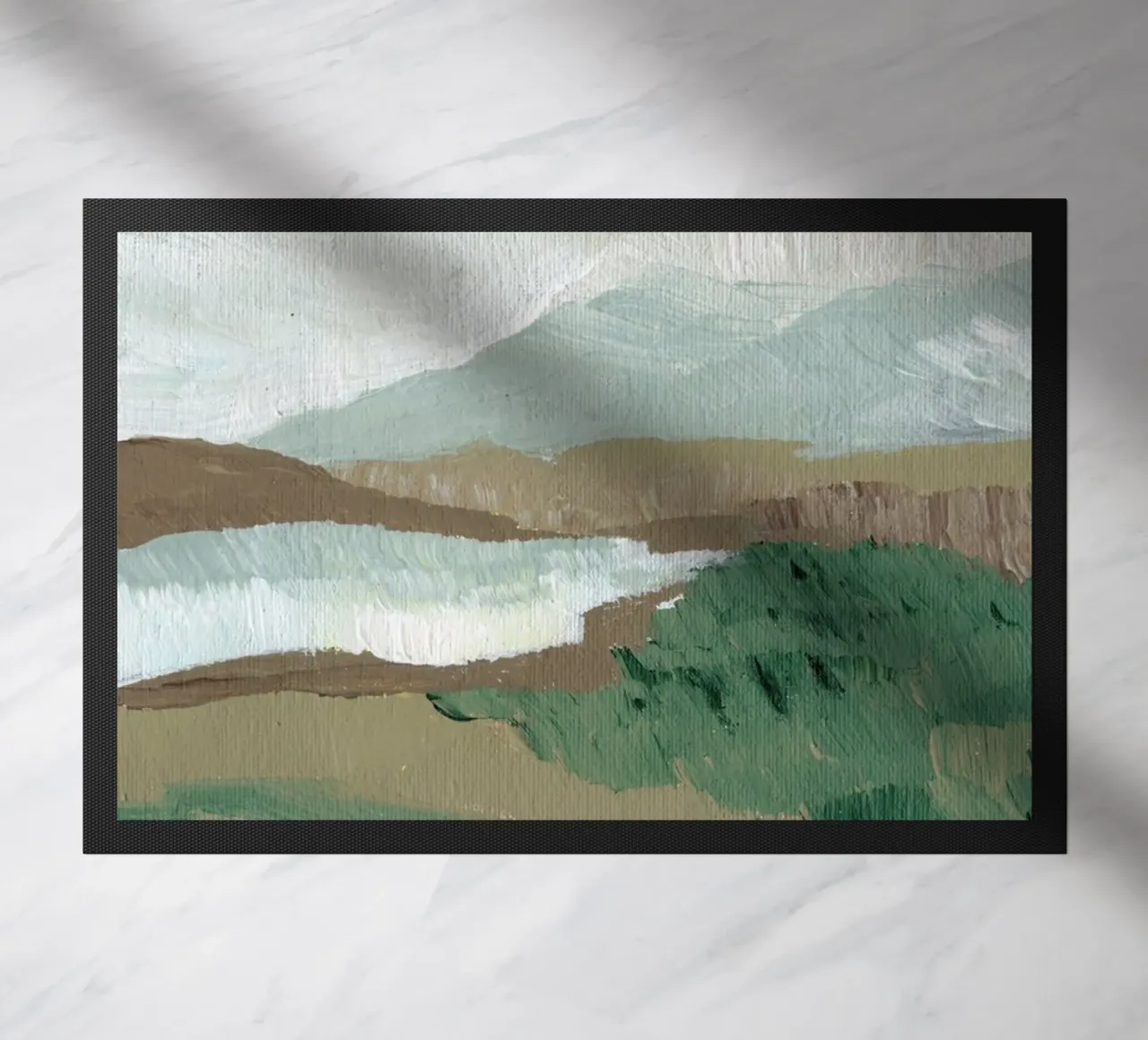 Paesaggio verde e pittorico zerbino da Nikitajariwala