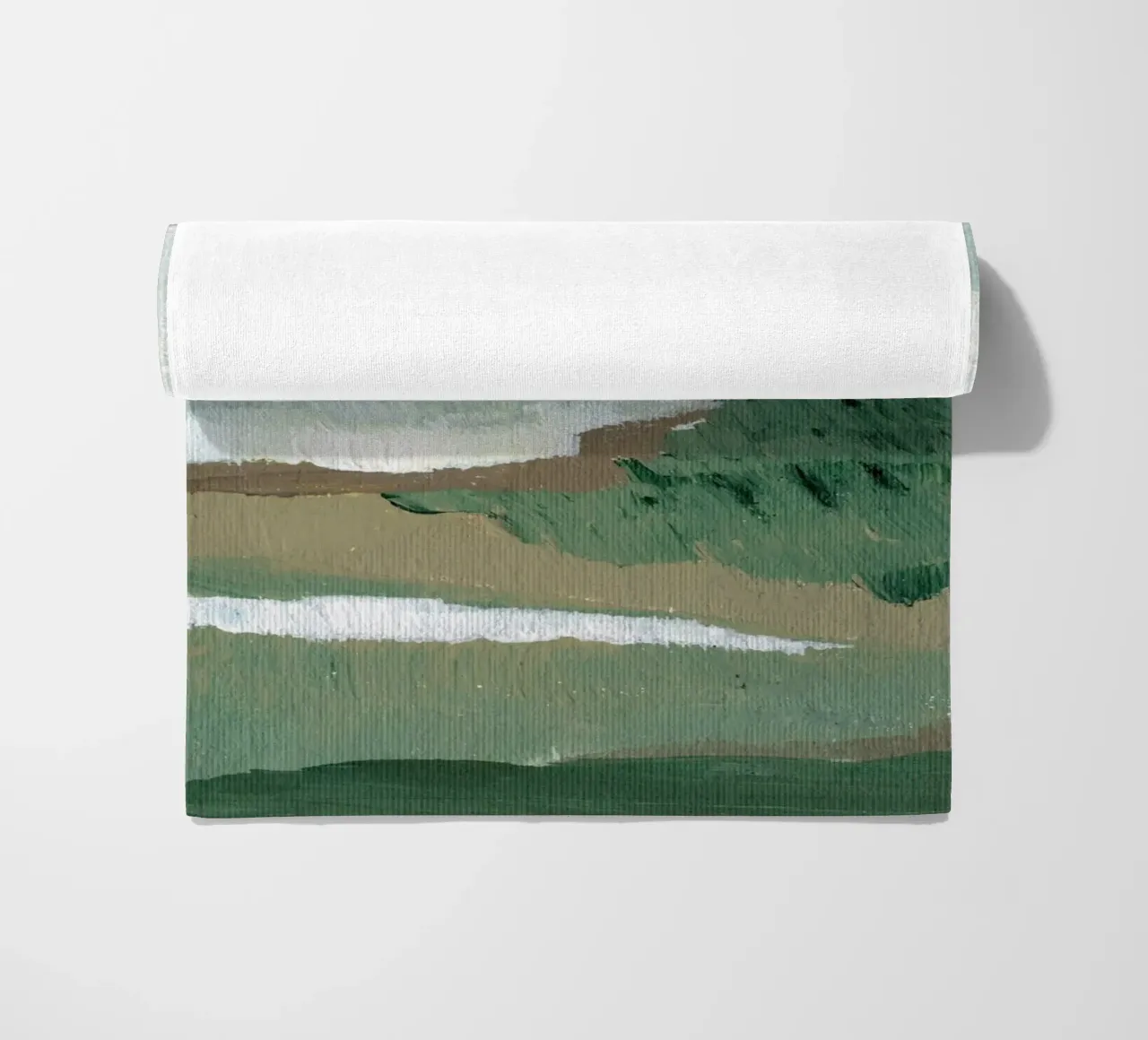 Paesaggio verde e pittorico telo mare da Nikitajariwala