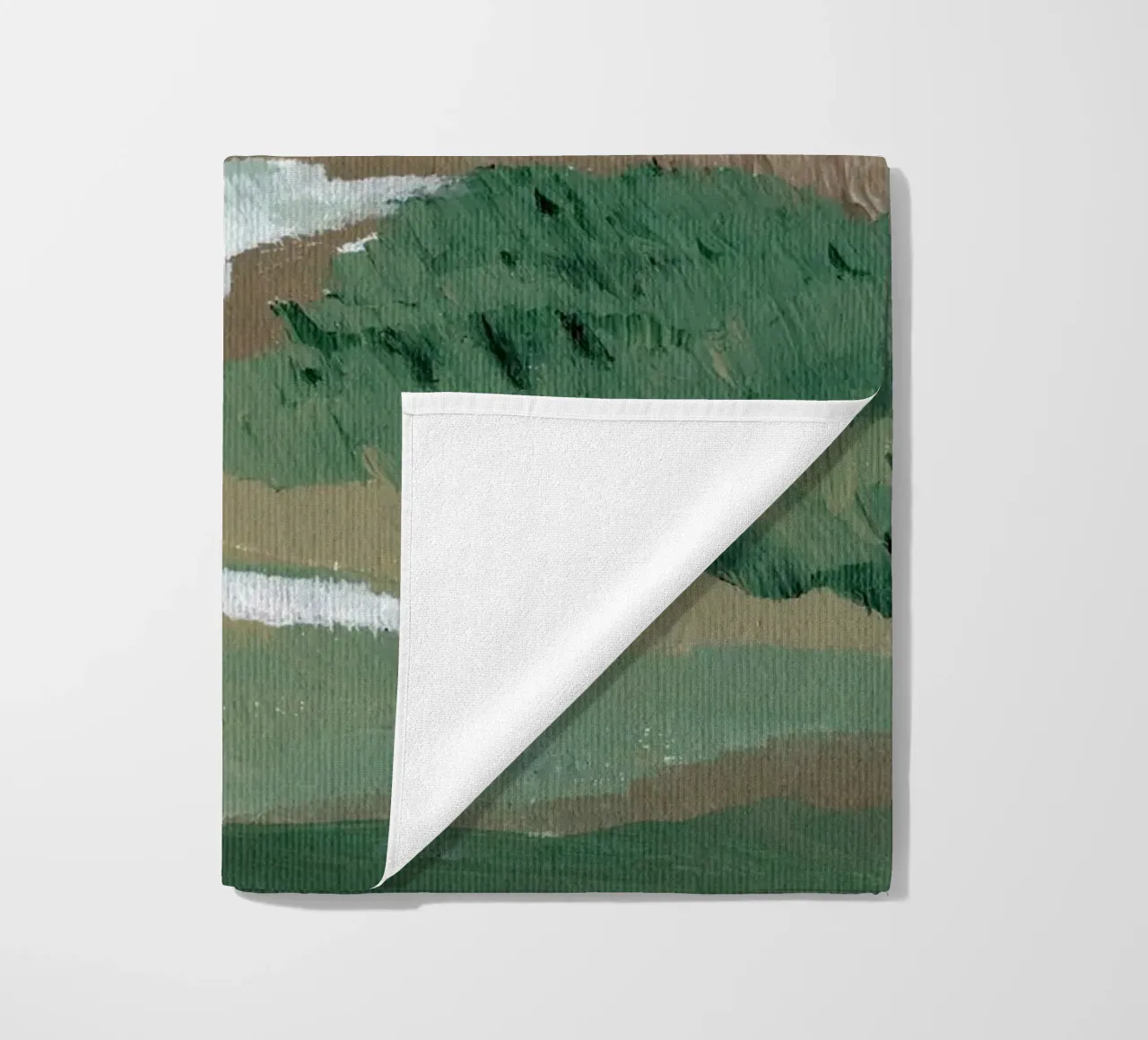 Paesaggio verde e pittorico telo mare da Nikitajariwala