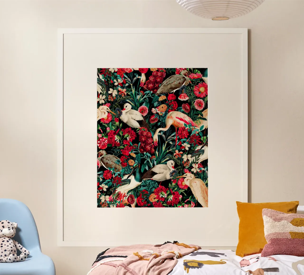 Long Leggend Birds II poster by burcukorkmazyurek