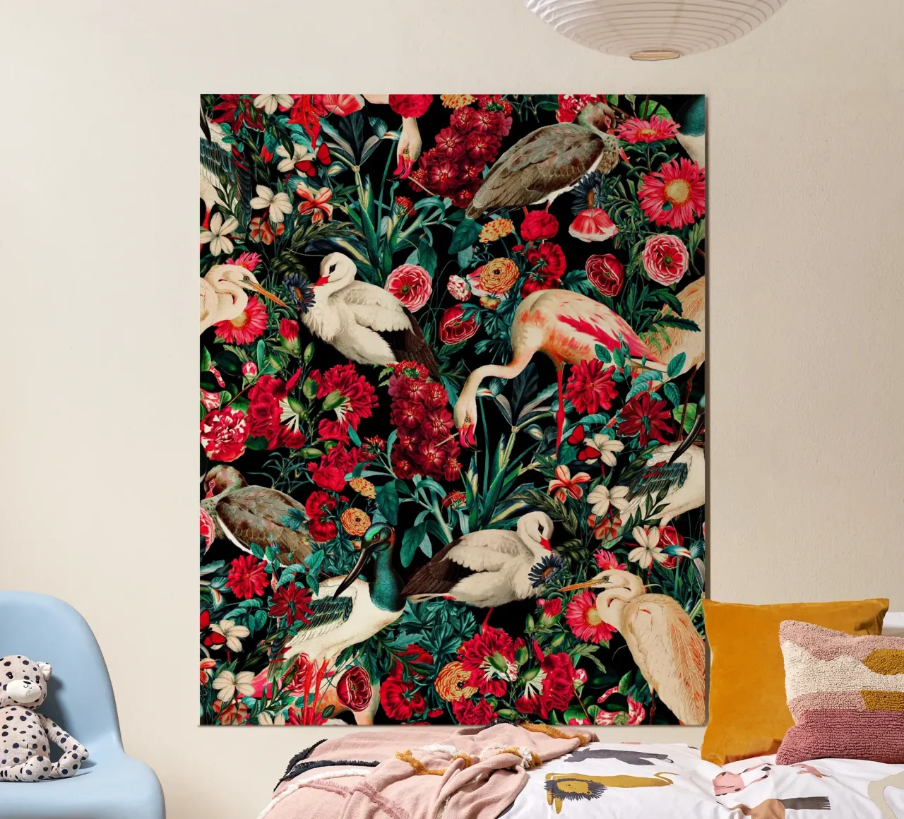 Long Leggend Birds II poster by burcukorkmazyurek