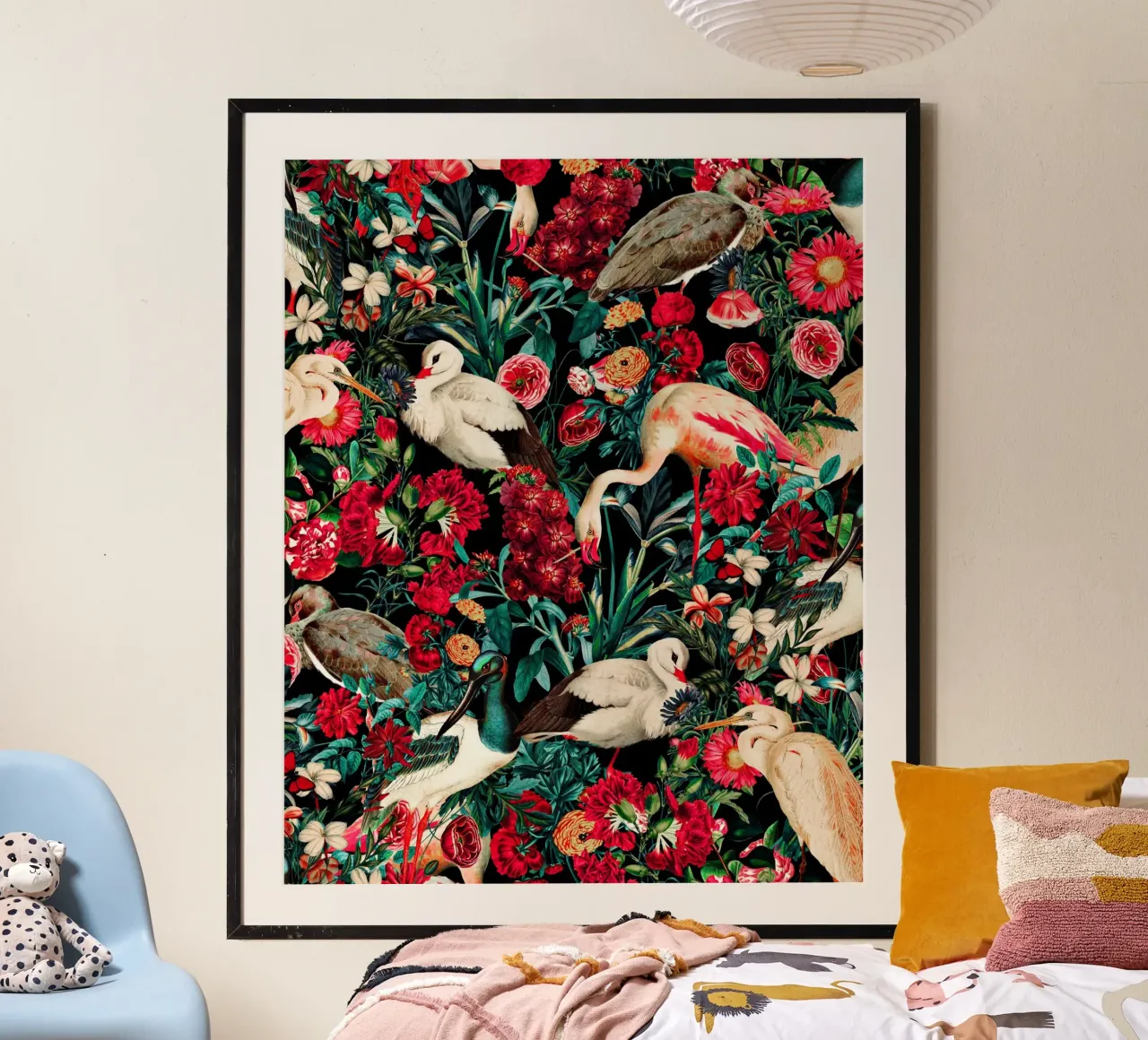Long Leggend Birds II poster by burcukorkmazyurek
