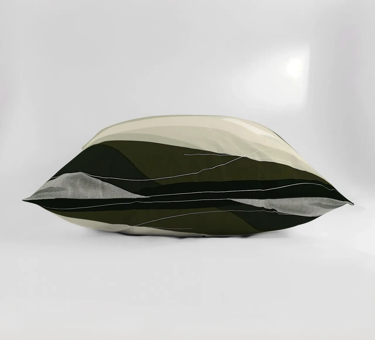 Green Abstraction cuscino da Hey Vincent