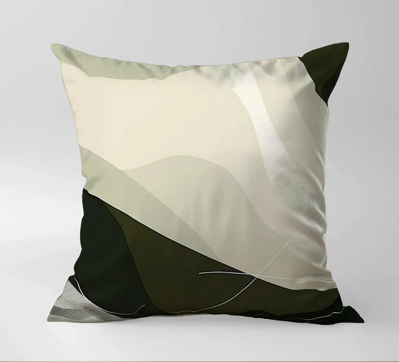 Green Abstraction cuscino da Hey Vincent