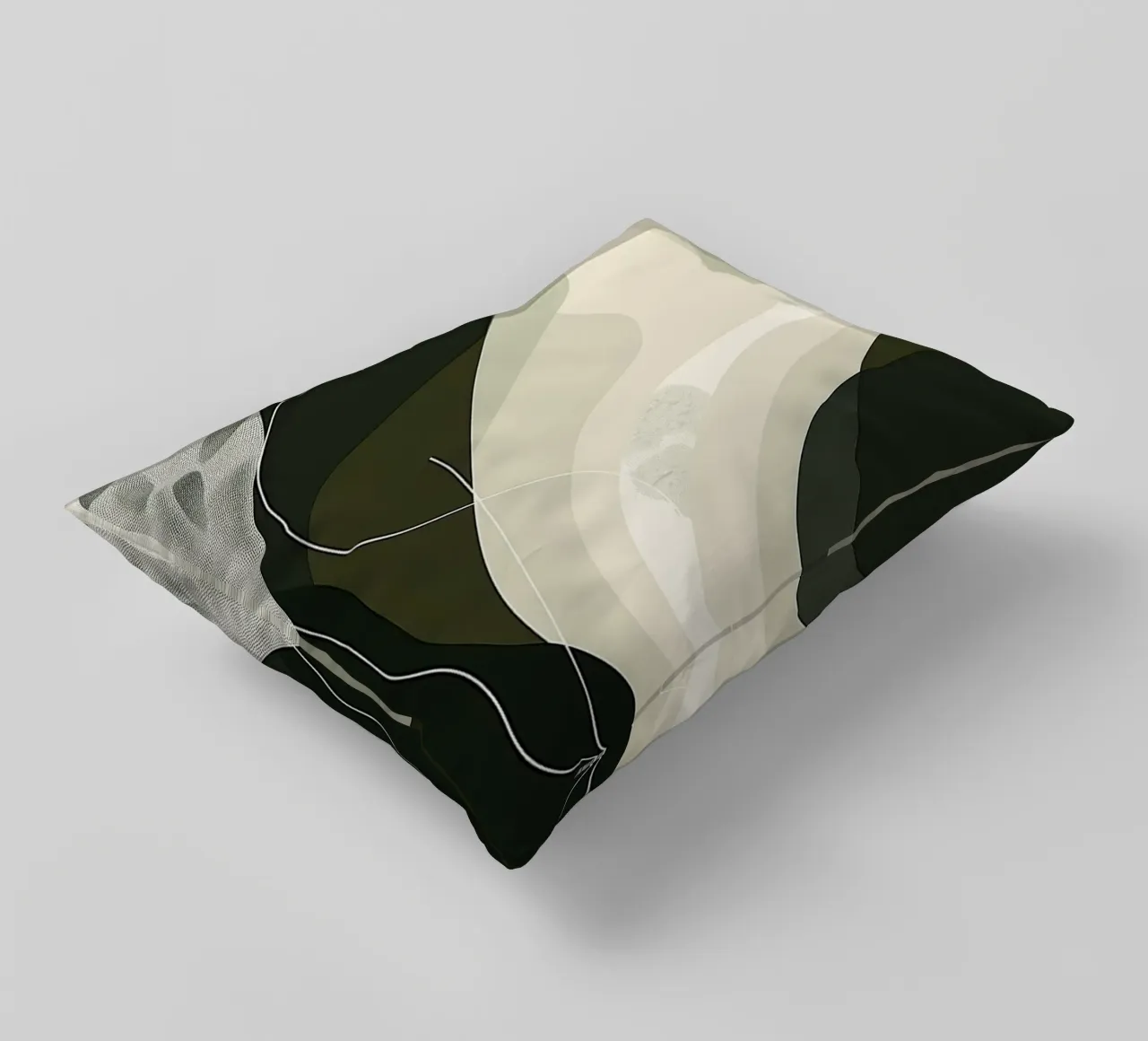 Green Abstraction cuscino da Hey Vincent