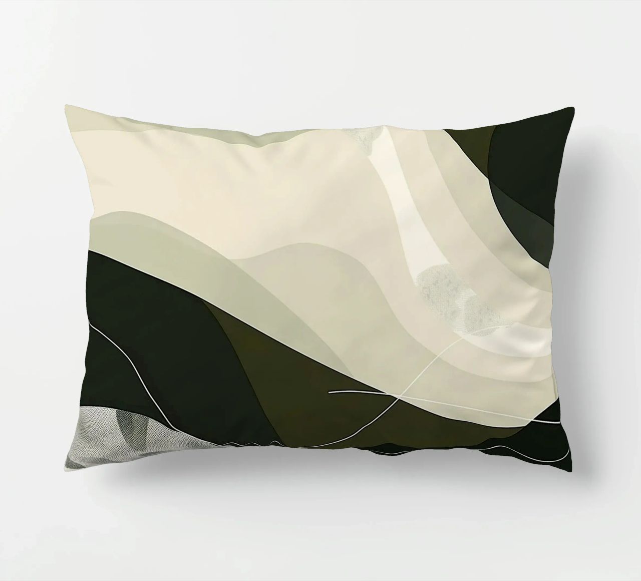 Green Abstraction cuscino da Hey Vincent