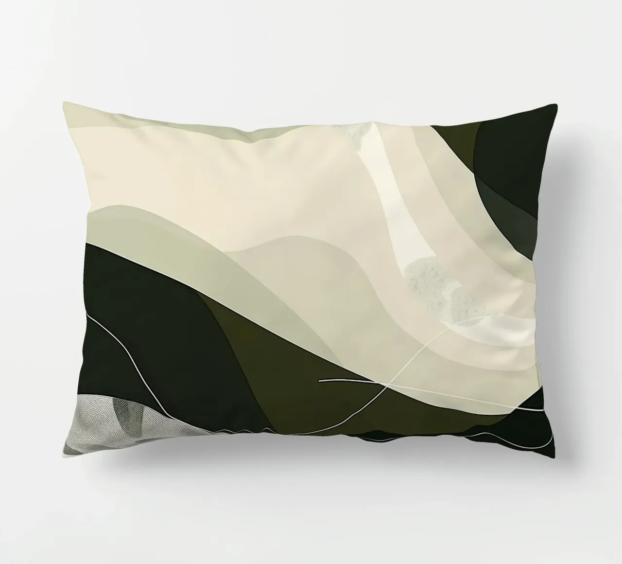 Green Abstraction cuscino da Hey Vincent