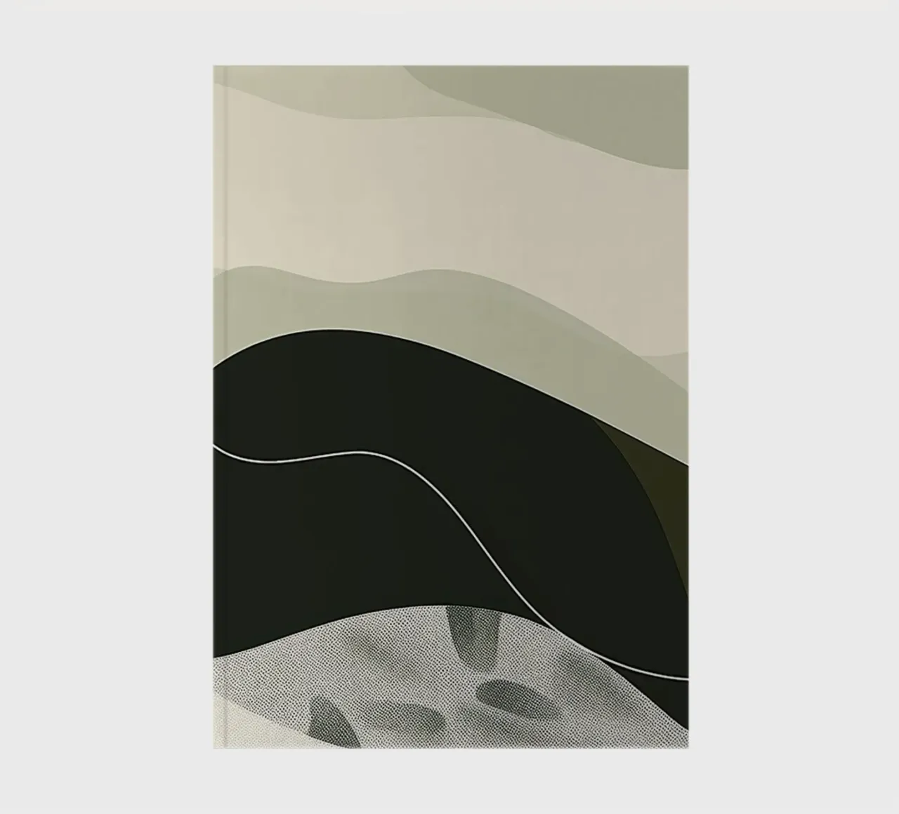Green Abstraction notebook by Hey Vincent