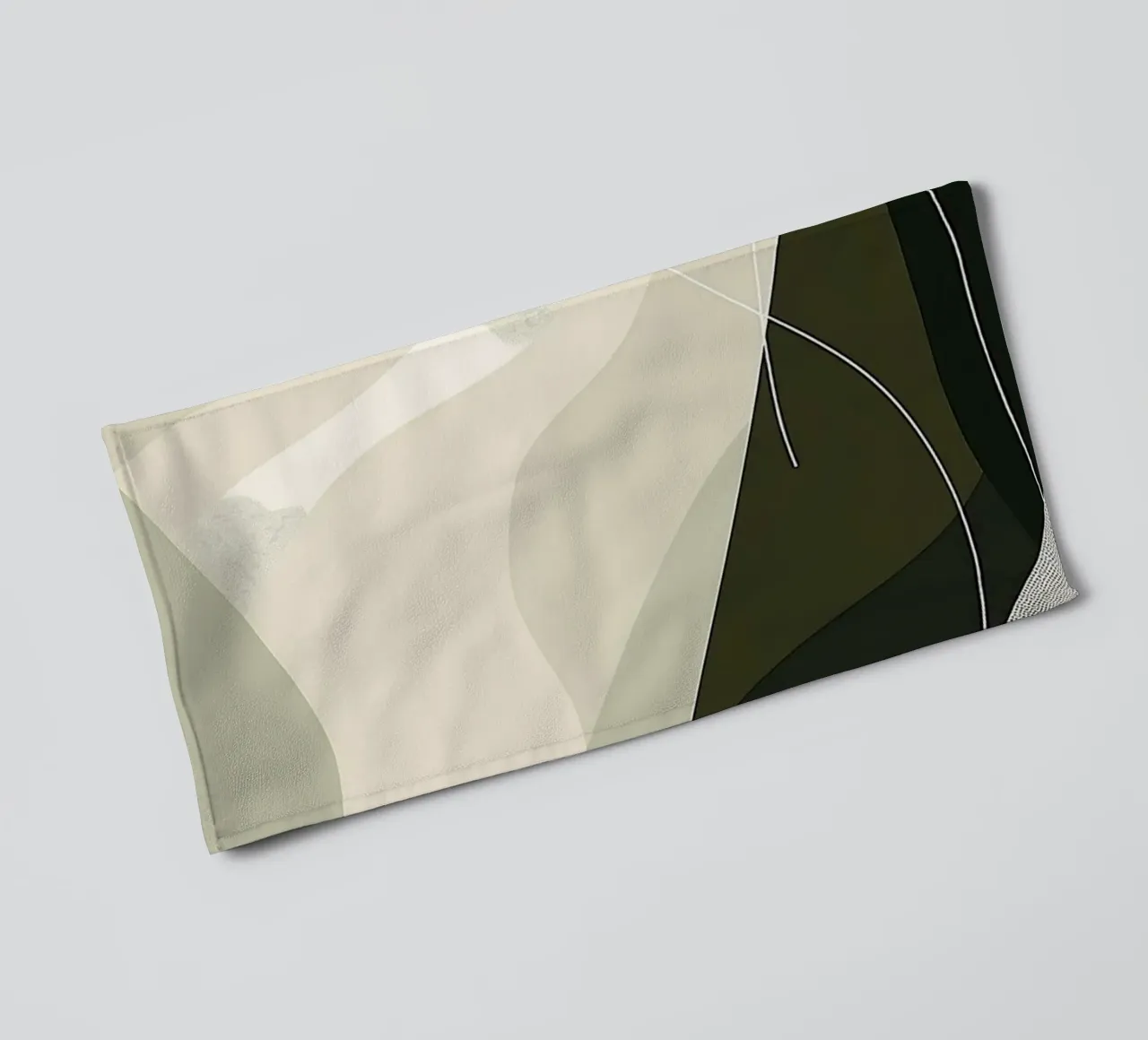 Green Abstraction asciugamano da bagno da Hey Vincent