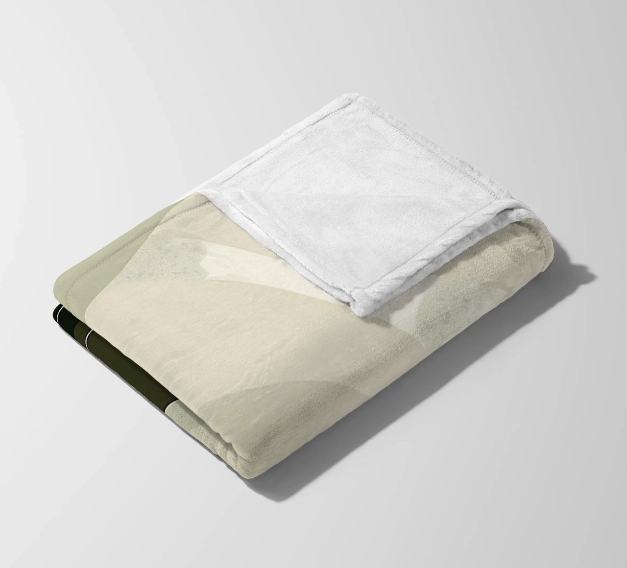 Green Abstraction coperta in pile da Hey Vincent