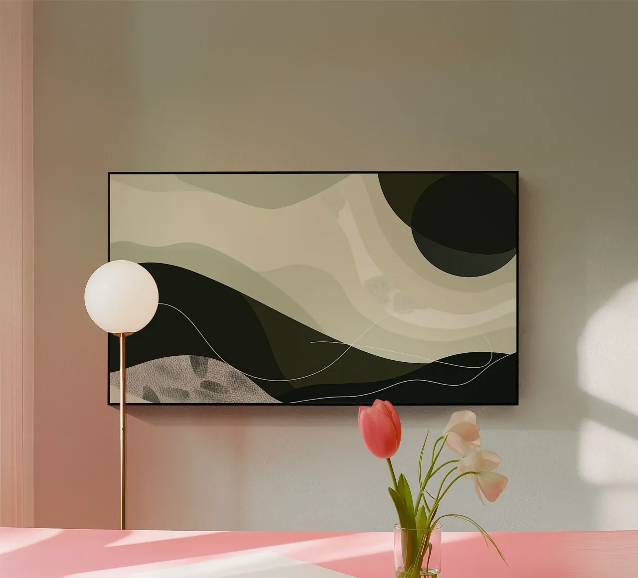 Green Abstraction plexiglass da Hey Vincent