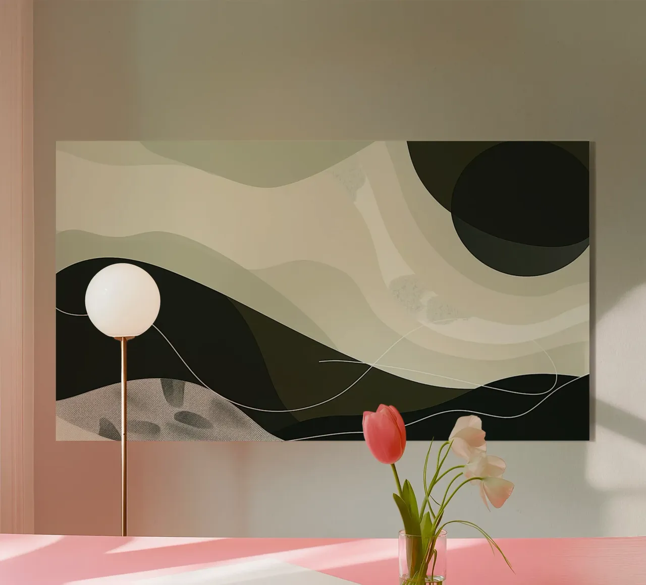 Green Abstraction plexiglass da Hey Vincent