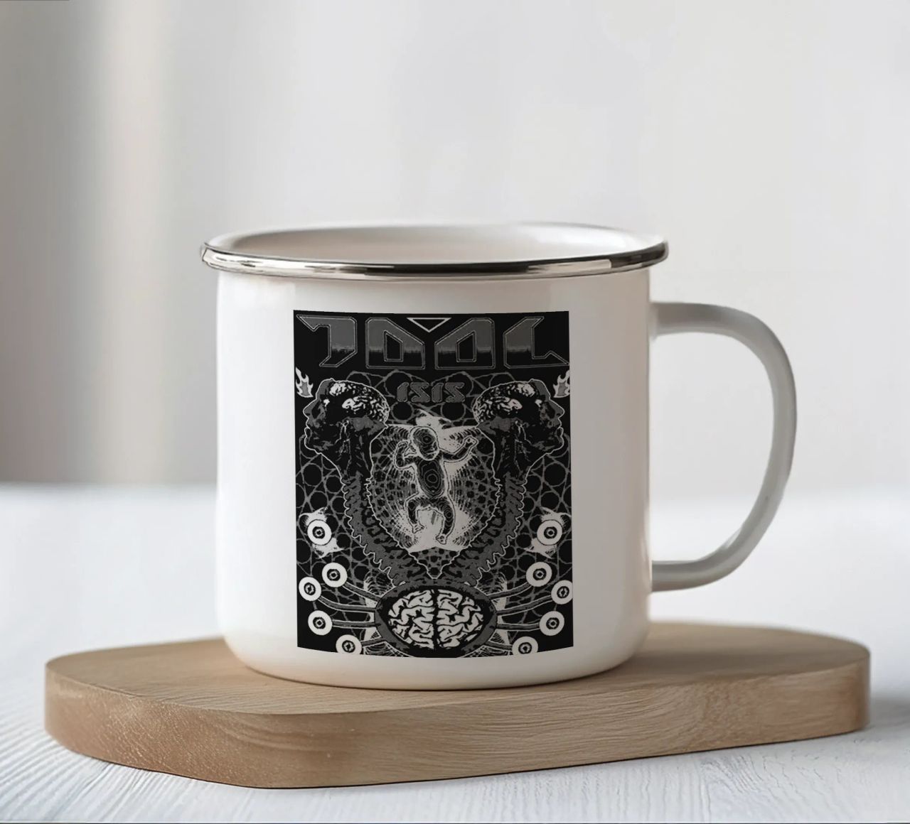 tool band art tazza in smalto da vanhesling