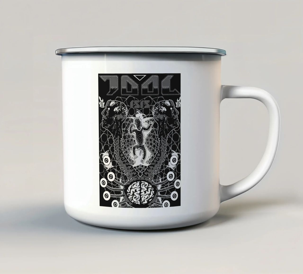 tool band art tazza in smalto da vanhesling