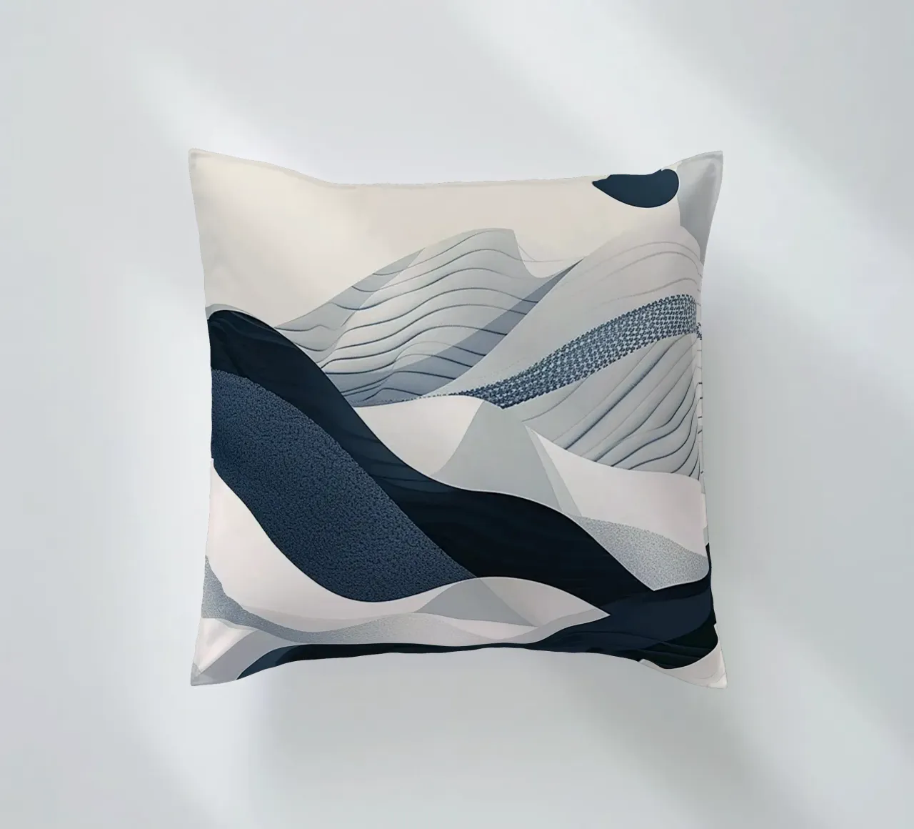 Blue Abstraction Kissen von Hey Vincent