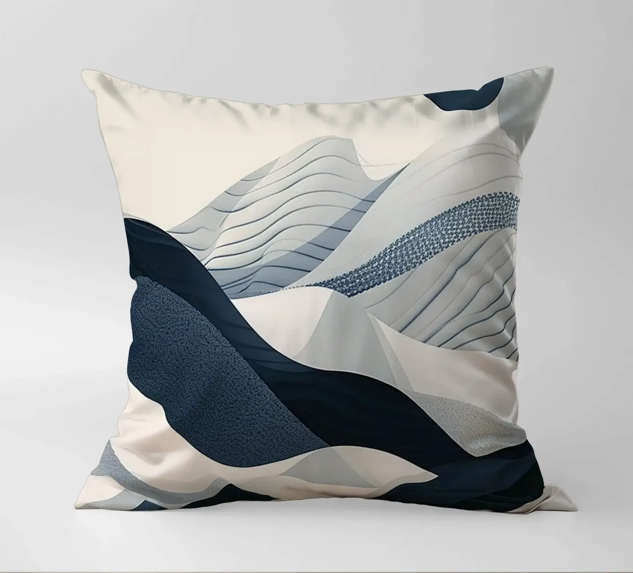Blue Abstraction Kissen von Hey Vincent