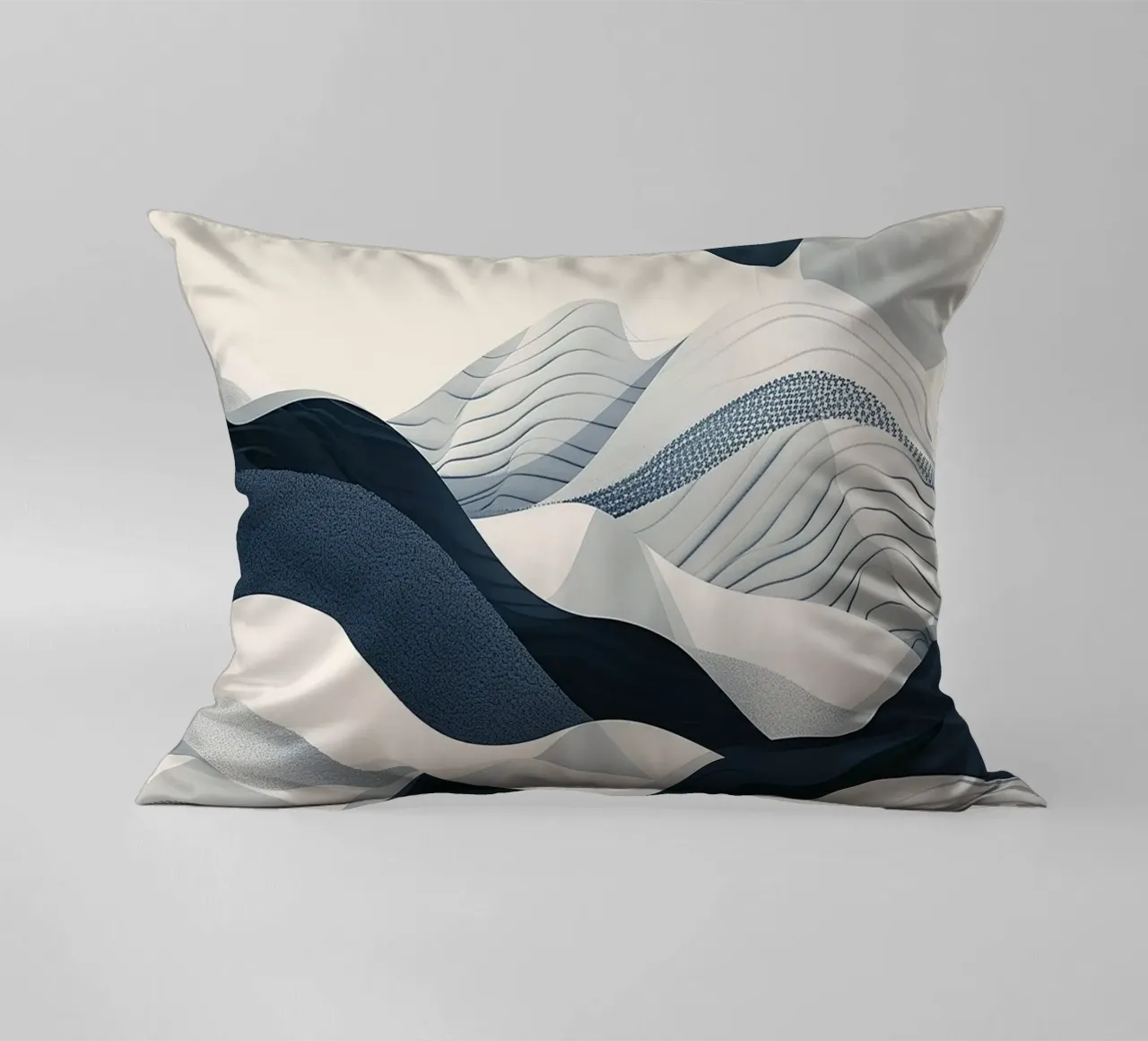 Blue Abstraction Kissen von Hey Vincent
