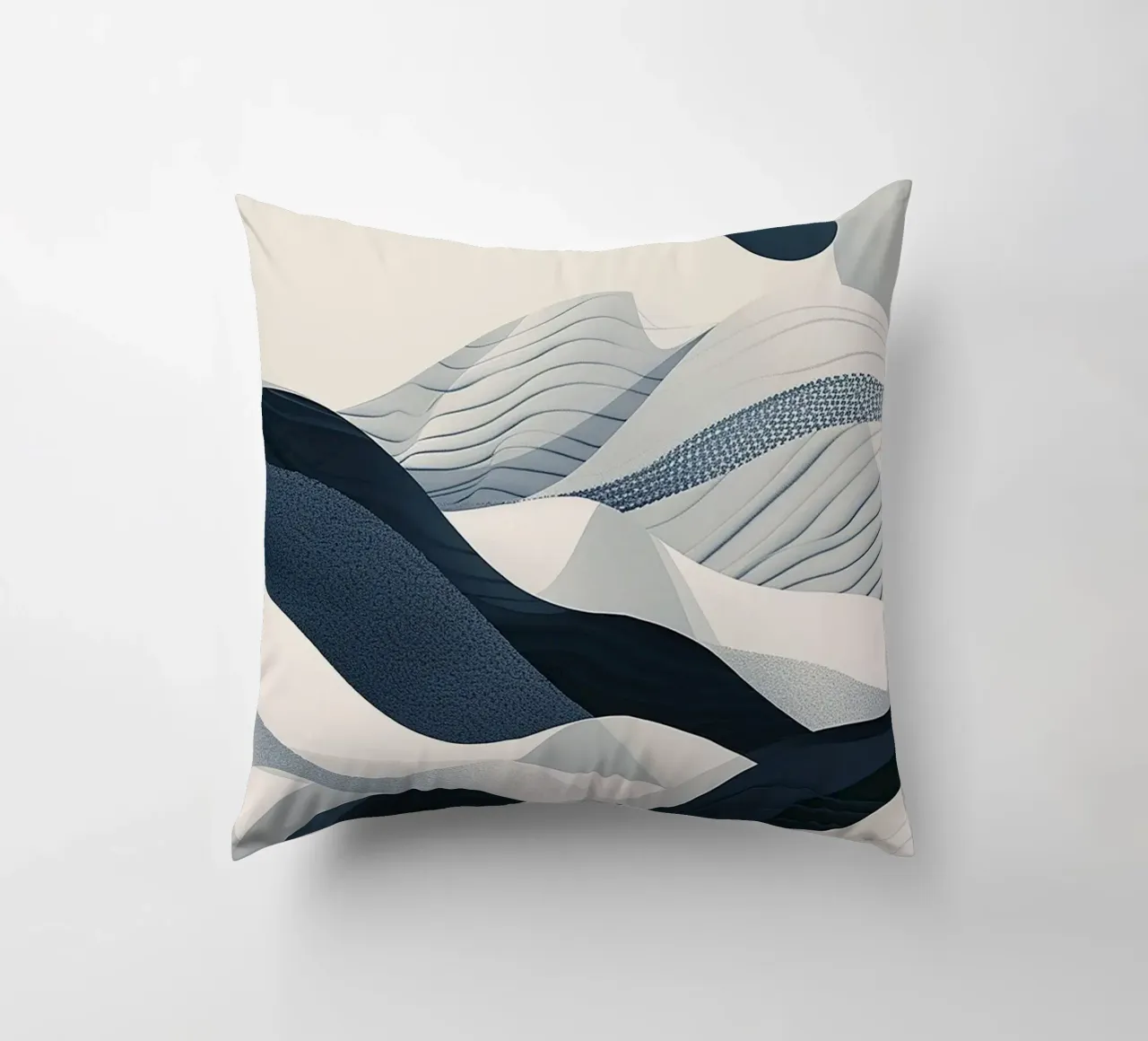 Blue Abstraction Kissen von Hey Vincent