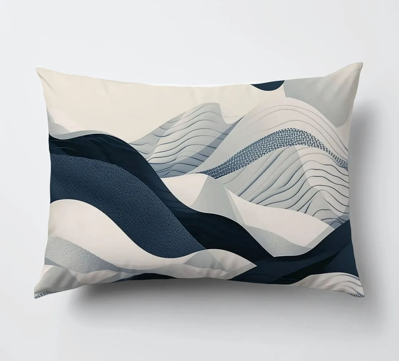 Blue Abstraction Kissen von Hey Vincent