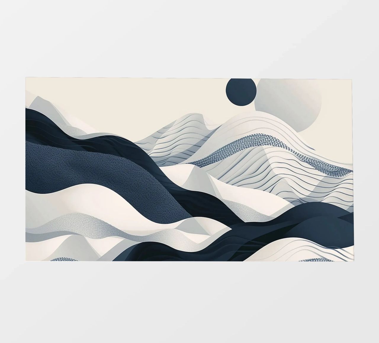 Blue Abstraction telo in pvc da Hey Vincent