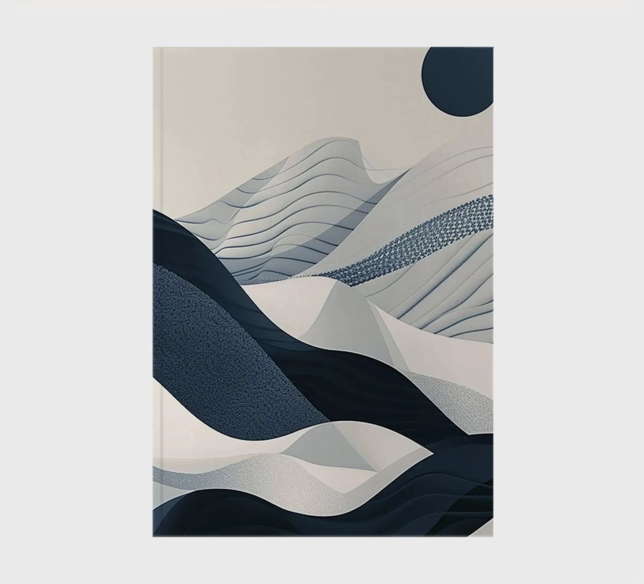 Blue Abstraction notebook by Hey Vincent