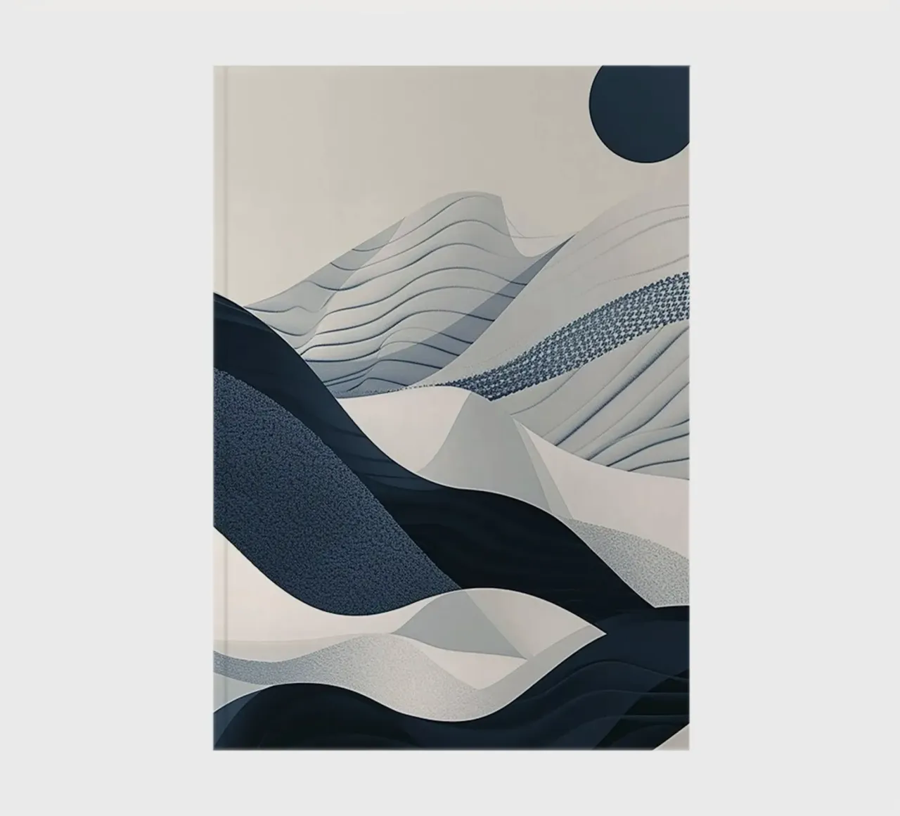 Blue Abstraction Notizbuch von Hey Vincent