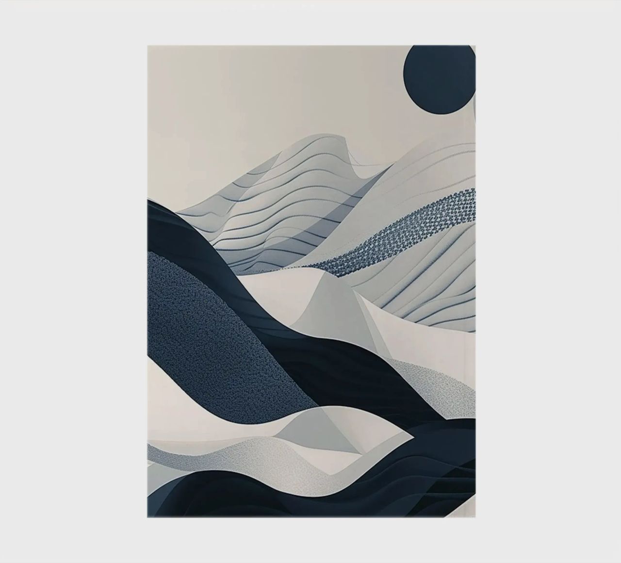 Blue Abstraction notebook by Hey Vincent
