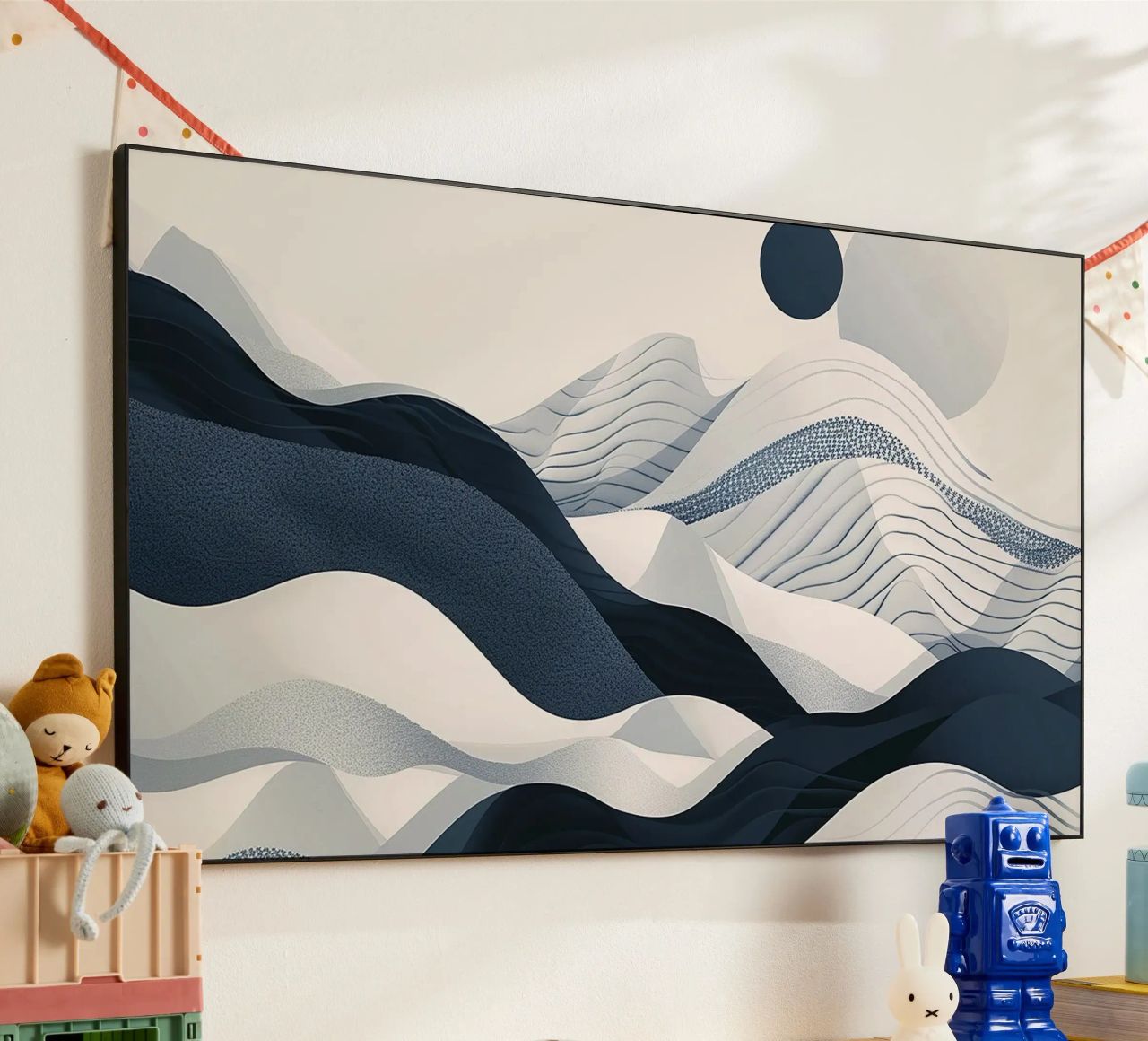 Blue Abstraction alluminio dibond da Hey Vincent