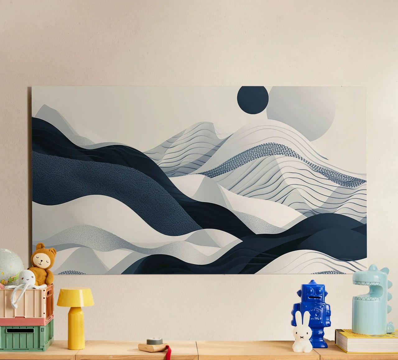 Blue Abstraction alluminio dibond da Hey Vincent