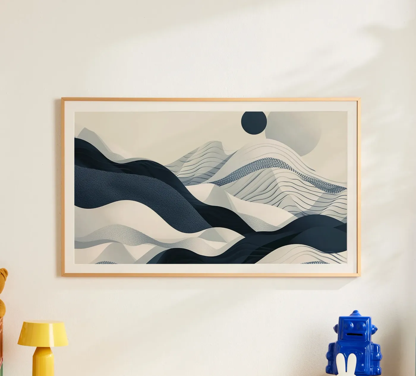 Blue Abstraction poster da Lena Rudman