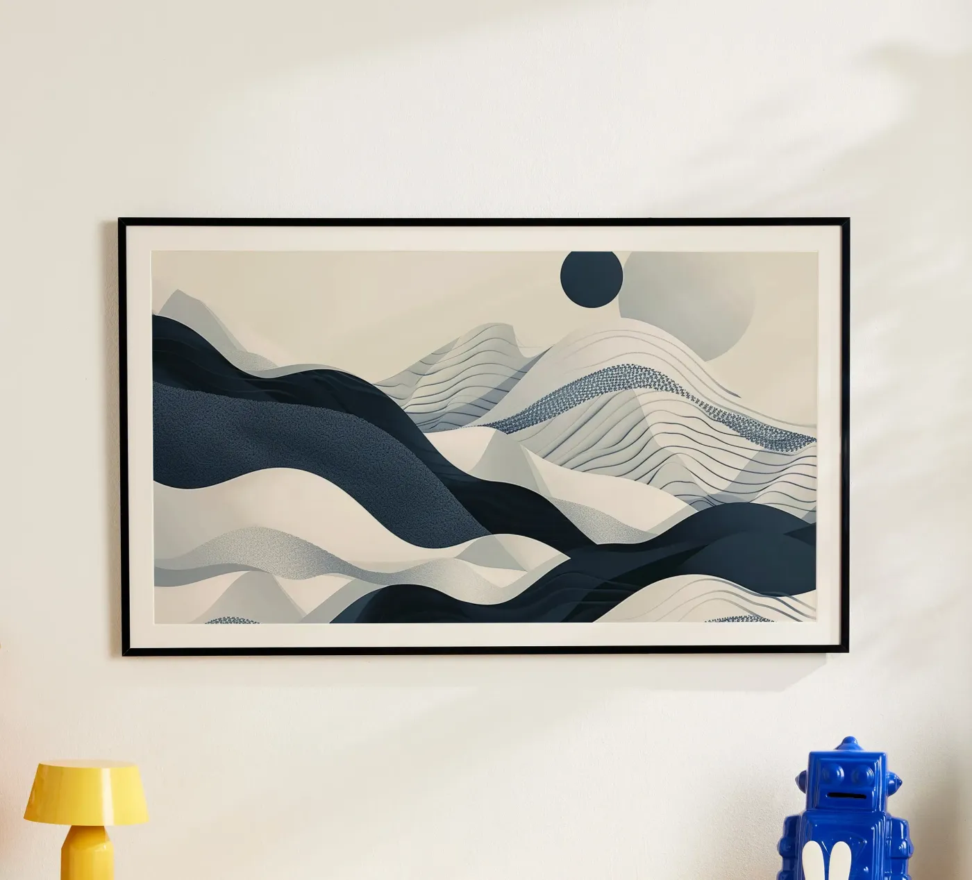 Blue Abstraction poster da Lena Rudman