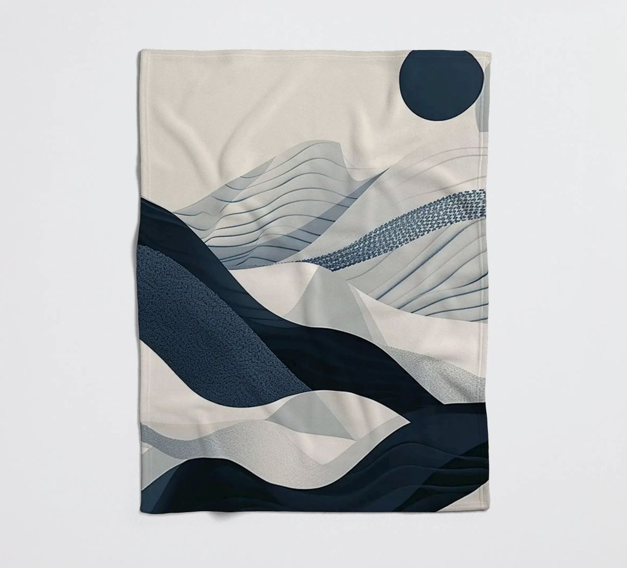 Blue Abstraction coperta in pile da Hey Vincent