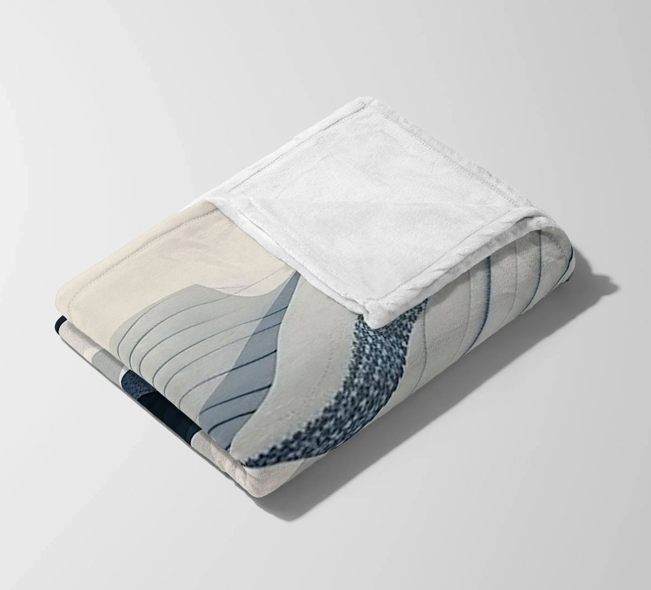 Blue Abstraction coperta in pile da Hey Vincent
