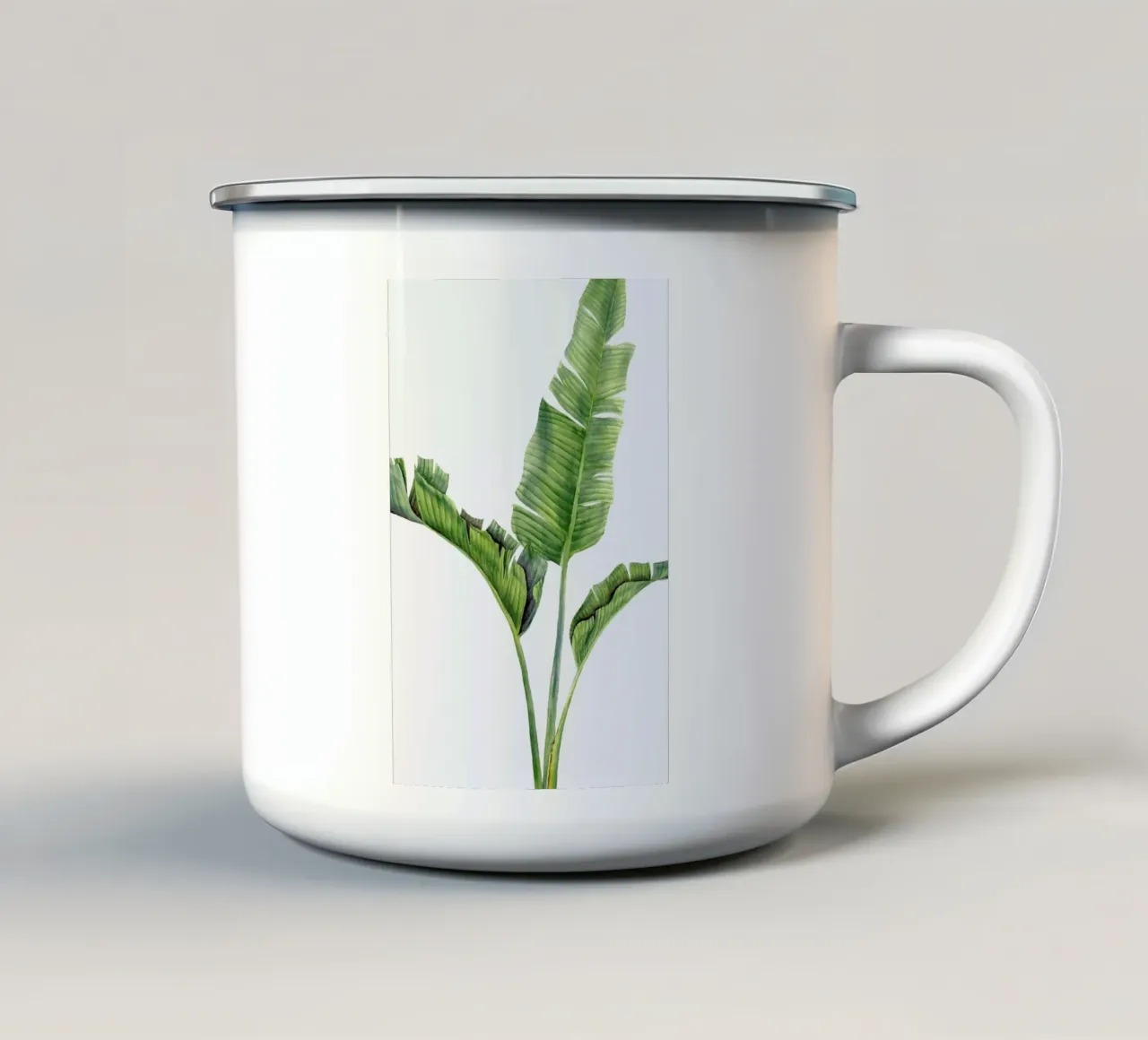 Strelitzienblätter tazza in smalto da youdesignme