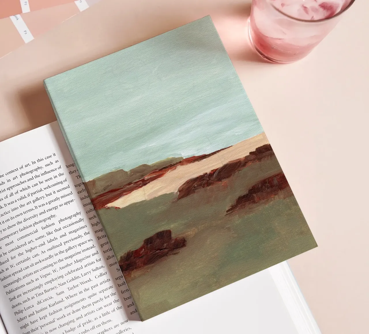 Abstract Landscape notebook by Nikitajariwala