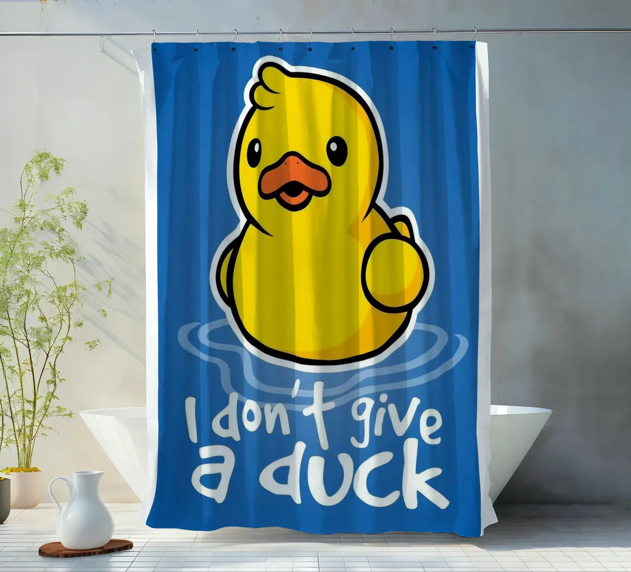 I don't a duck tenda da doccia da Nando Art
