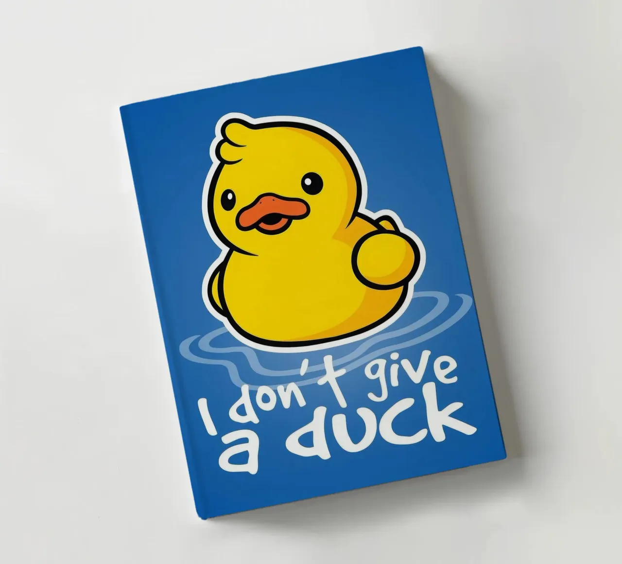 I don't a duck notebook by Nando Art