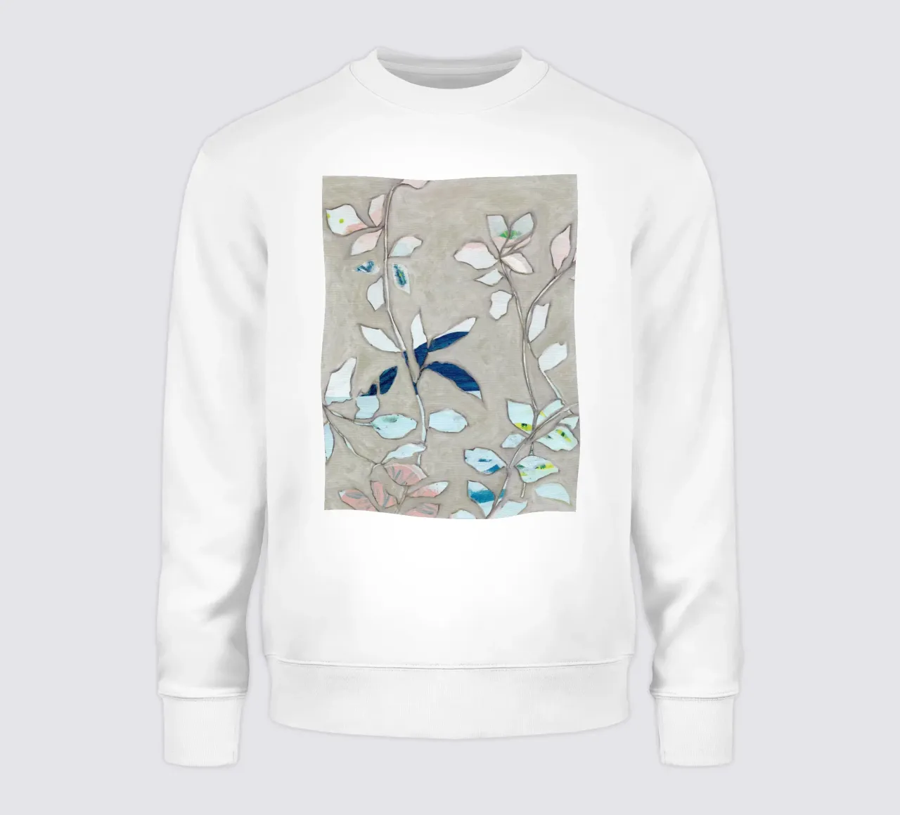Abstraktes Blattwerk Sweatshirt von Nikitajariwala